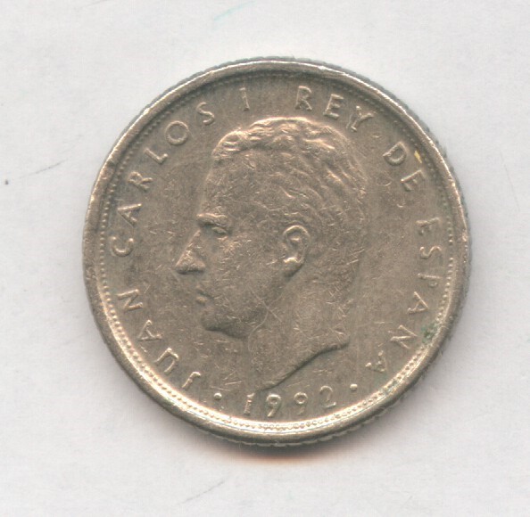 Monedas con errores: * ERROR * MONEDA DE 10 PTAS 1992 EXCESO DE METAL SUBRAYADA - Foto 3