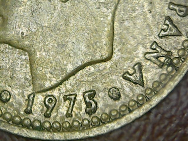 Monedas con errores: * ERROR * 1 PTA 1975-79 . REMARCADA - Foto 1