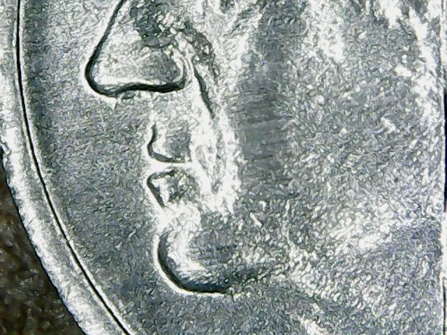 Monedas con errores: * ERROR * 1 PTA 2001. LABIO PARTIDO - Foto 1