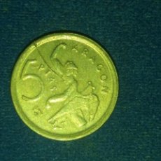 Monedas con errores: MONEDA 5 PESETAS 1994 ARAGON ERROR INCISIÓN LAMINACION. IMPORTANTE LEER. Lote 118486511