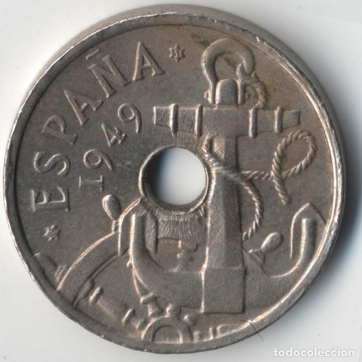 Monedas con errores: FRANCO 50 C&Eacute;NTIMOS 1949 *19*51 SC ESTRELLA 19 - RAYOS DE SOL - Foto 2