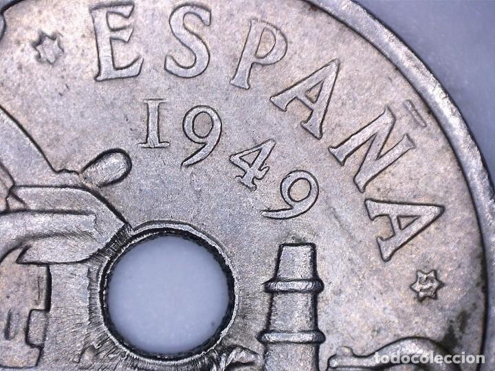 Monedas con errores: FRANCO 50 C&Eacute;NTIMOS 1949 *19*51 SC ESTRELLA 19 - RAYOS DE SOL - Foto 4