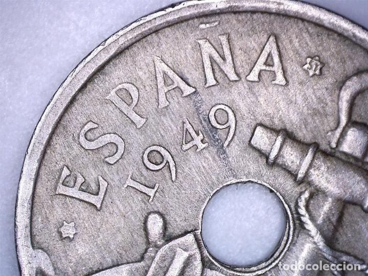 Monedas con errores: FRANCO 50 C&Eacute;NTIMOS 1949 *19*51 SC ESTRELLA 19 - RAYOS DE SOL - Foto 1