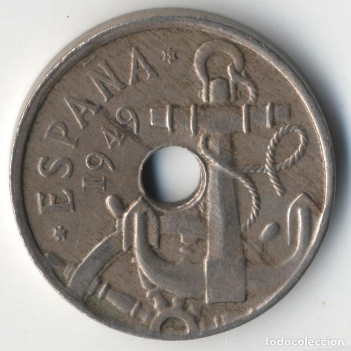 Monedas con errores: FRANCO 50 C&Eacute;NTIMOS 1949 *19*51 SC ESTRELLA 19 - RAYOS DE SOL - Foto 2
