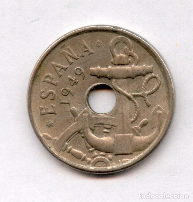 Monedas con errores: * ERROR * CU&Ntilde;O PARTIDO, RARISIMO, 50 C&Eacute;NTIMOS 1949*56 - Foto 3