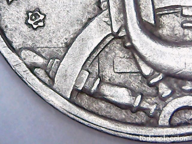 Monedas con errores: * ERROR * ESPECTACULAR Y MUY RARO 50 CENTIMOS 1963*63 - Foto 1