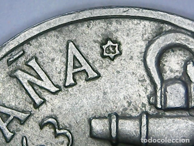 Monedas con errores: * ERROR * ESPECTACULAR Y MUY RARO 50 CENTIMOS 1963*63 - Foto 2