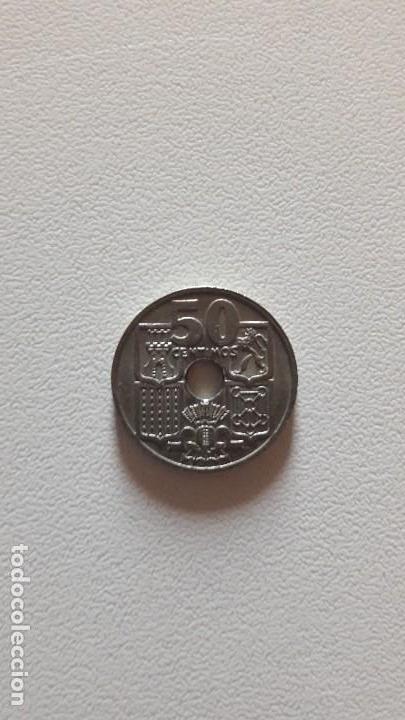 Monedas con errores: Moneda 50 c&eacute;ntimos 1949 flechas invertidas - Foto 1