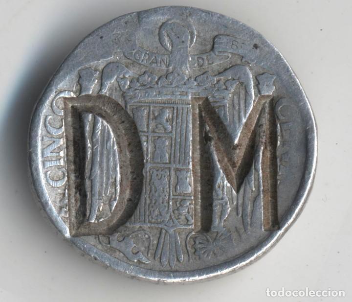Monedas con errores: ESPA&Ntilde;A ESTADO ESPA&Ntilde;OL 5 C&Eacute;NTIMOS 1945 - Foto 1