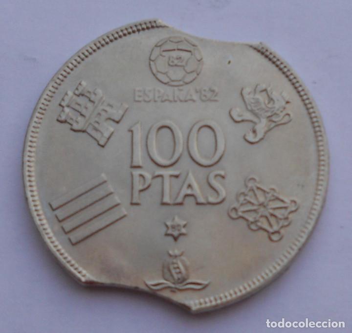 Monedas con errores: ZC - ERROR - 100 PESETAS - 1980*19-80 - DOS MORDISCOS - Foto 2