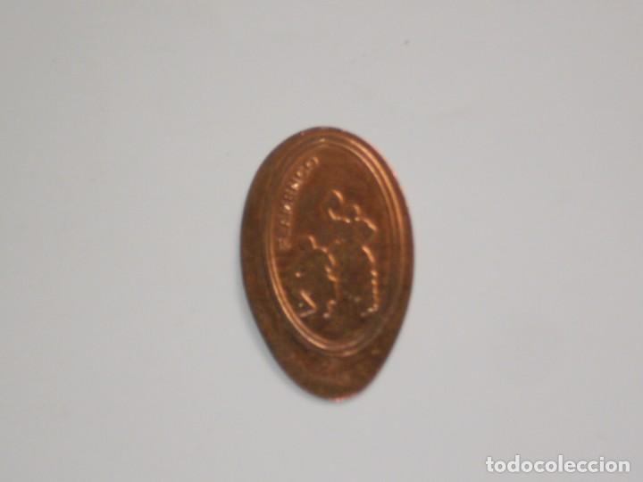 Monedas con errores: MONEDA ELONGADA , * FLAMENCO * . EN COBRE - Foto 1