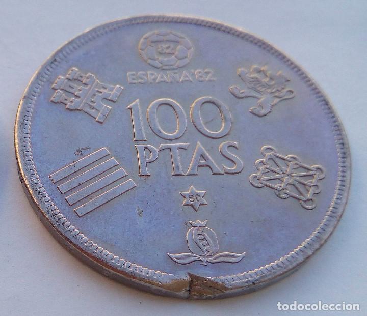 Monedas con errores: ZC - ERROR - 100 PESETAS 1980*80 - DEFECTO EN CANTO - Foto 1