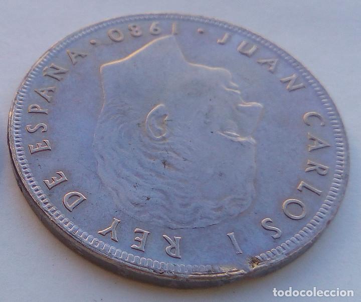 Monedas con errores: ZC - ERROR - 100 PESETAS 1980*80 - DEFECTO EN CANTO - Foto 2