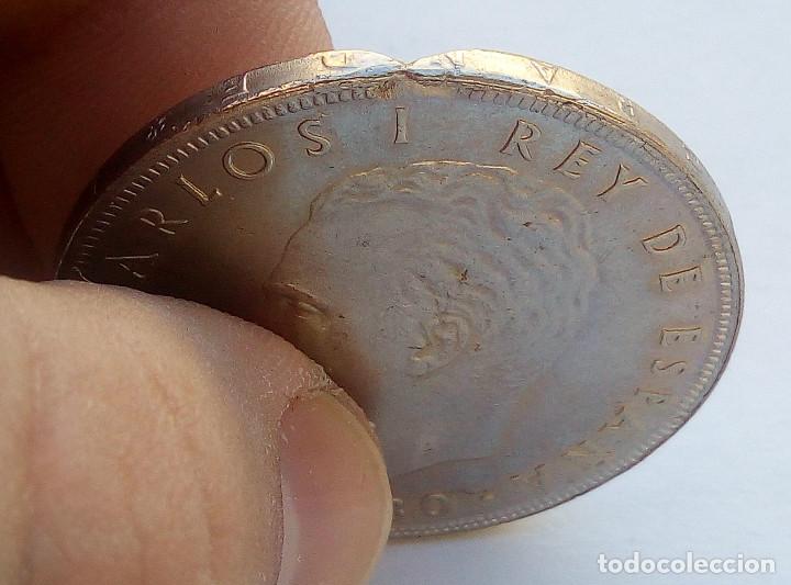Monedas con errores: ZC - ERROR - 100 PESETAS 1980*80 - DEFECTO EN CANTO - Foto 5