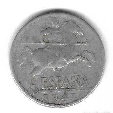 Monedas con errores: MONEDA. 10 CENTIMOS. 1941. ESPAÑA. ERROR: PALABRA PLUS CON V (PLVS). VER. Lote 135198298