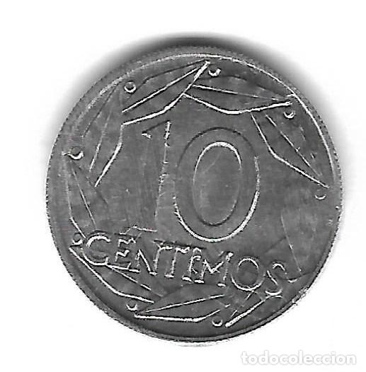 Monedas con errores: MONEDA. 10 CENTIMOS. 1959. FRANCISCO FRANCO. ERROR: REPINTES DESPLAZADOS ANVERSO/REVERSO. RARA. VER - Foto 2 - 135200314