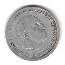 Monedas con errores: MONEDA. 50 CENTIMOS. 1966. FRANCISCO FRANCO. ESTRELLA 68. ERROR: DESCENTRADA / CANTO AVIROLADO. VER. Lote 135290982