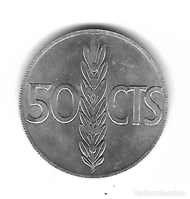 Monedas con errores: MONEDA. 50 CENTIMOS. 1966. FRANCISCO FRANCO. ESTRELLA 68. ERROR: GIRADA 30&ordm;. VER - Foto 2