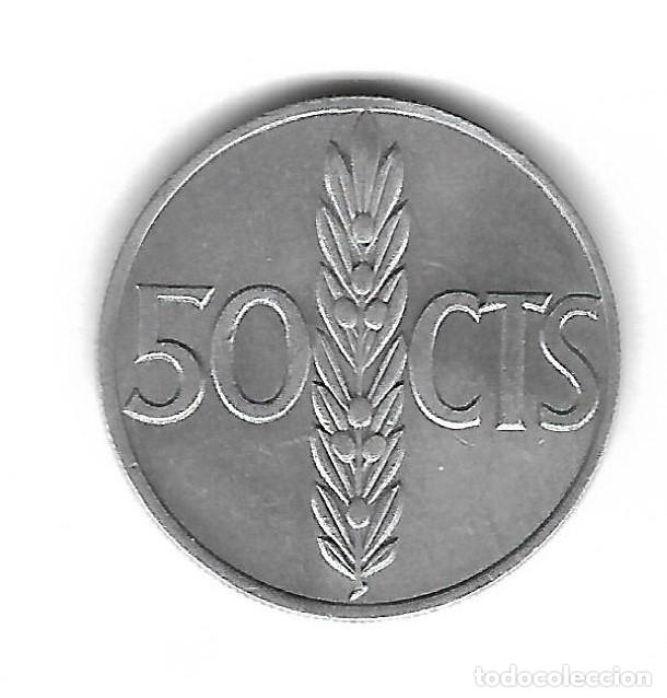 Monedas con errores: MONEDA. 50 CENTIMOS. 1966. FRANCISCO FRANCO. ESTRELLA 68. ERROR: GIRADA 60&ordm;. VER - Foto 2