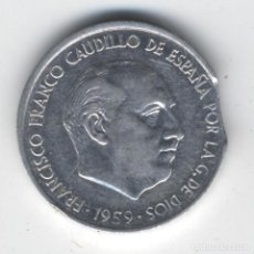 Monedas con errores: ESPAÑA ESTADO ESPAÑOL 10 CÉNTIMOS 1959 ERROR SEGMENTADO (SC/SC-)