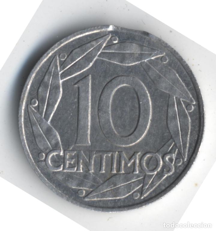 Monedas con errores: Espa&ntilde;a Estado Espa&ntilde;ol 10 c&eacute;ntimos 1959 ERROR SEGMENTADO (SC/SC-) - Foto 2