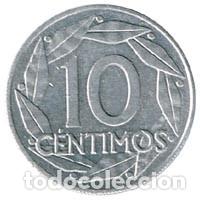 Monedas con errores: 10 C&eacute;ntimos 1959 Cu&ntilde;o Desalineado SC- - Foto 2