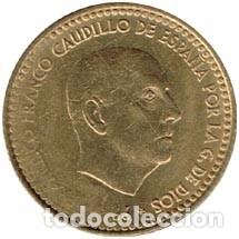 Monedas con errores: 1 Peseta 1966 Empastada Sin estrella visible EBC+ - Foto 1