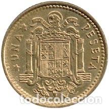 Monedas con errores: 1 Peseta 1966 Empastada Sin estrella visible EBC+ - Foto 2