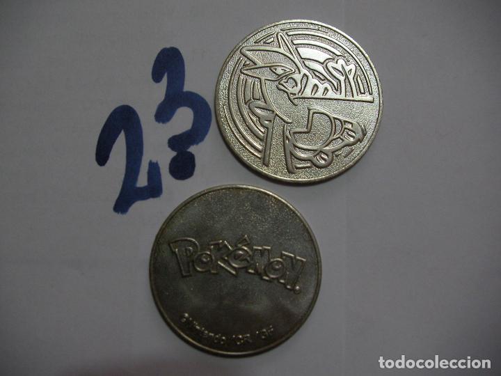 Monedas con errores: LOTE MONEDAS METAL POKEMON - Foto 1