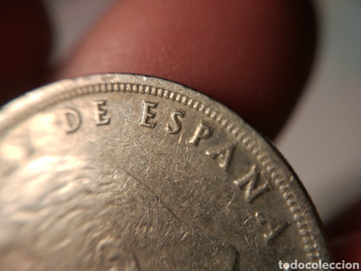Monedas con errores: Error en moneda de 5 pesetas 1975*80, leyendas remarcadas - Foto 5