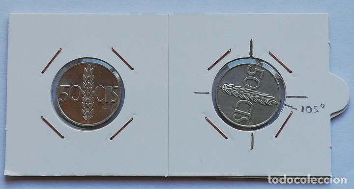 Monedas con errores: ## Error ## 50 C&eacute;nt 1966 *68 reverso girado 105&ordm; ## - Foto 1