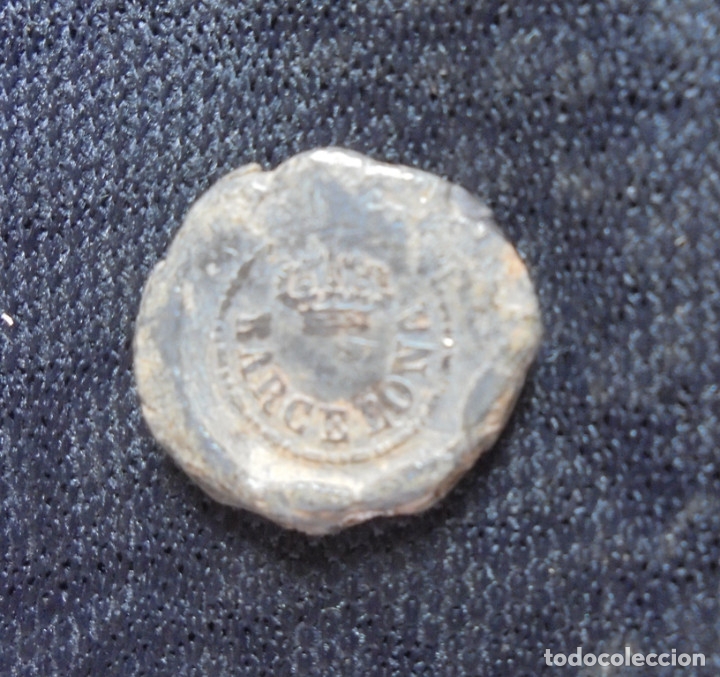 Monedas con errores: Moneda/peso? 1875 Barcelona No s&eacute; que &eacute;s - Foto 2