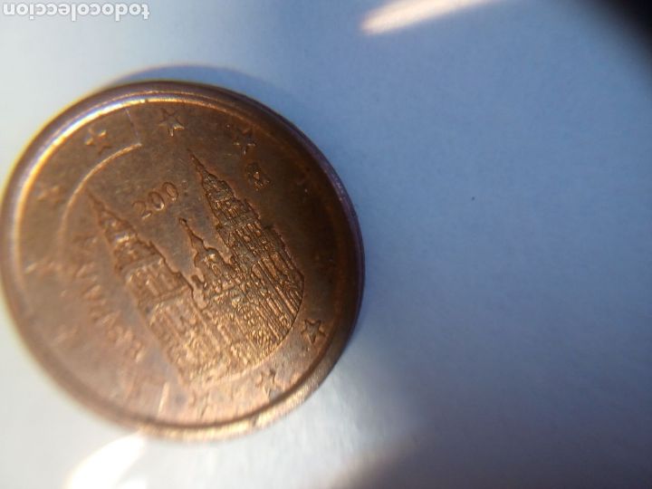 Monedas con errores: ERROR 2 C&Eacute;NTIMOS EURO 2005 ESPA&Ntilde;A MALA ACU&Ntilde;ACI&Oacute;N EN FECHA - Foto 4