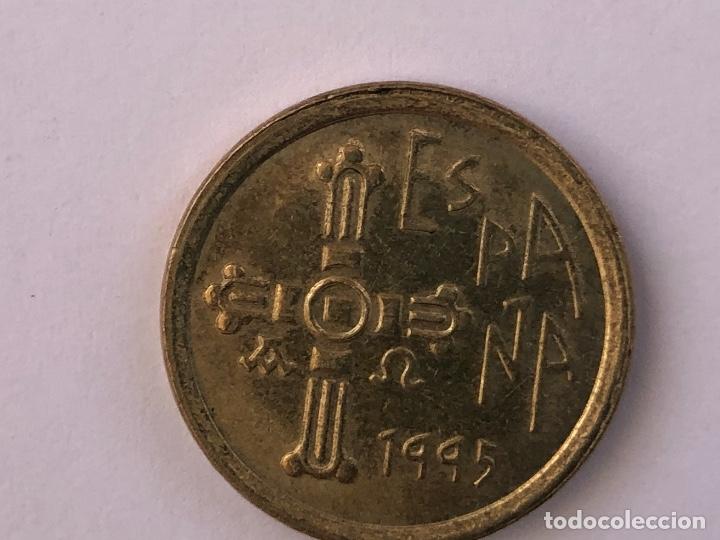 Monedas con errores: 5 pesetas 1995 error - Foto 1