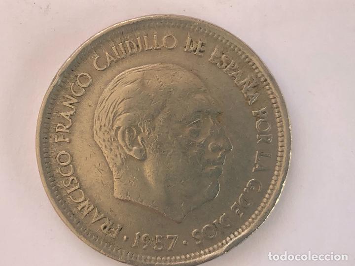 Monedas con errores: 50 pesetas 1957*58 error - Foto 1
