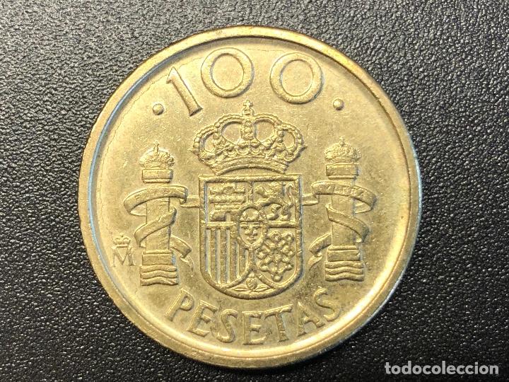 Monedas con errores: 100 pesetas 1992 error - Foto 2