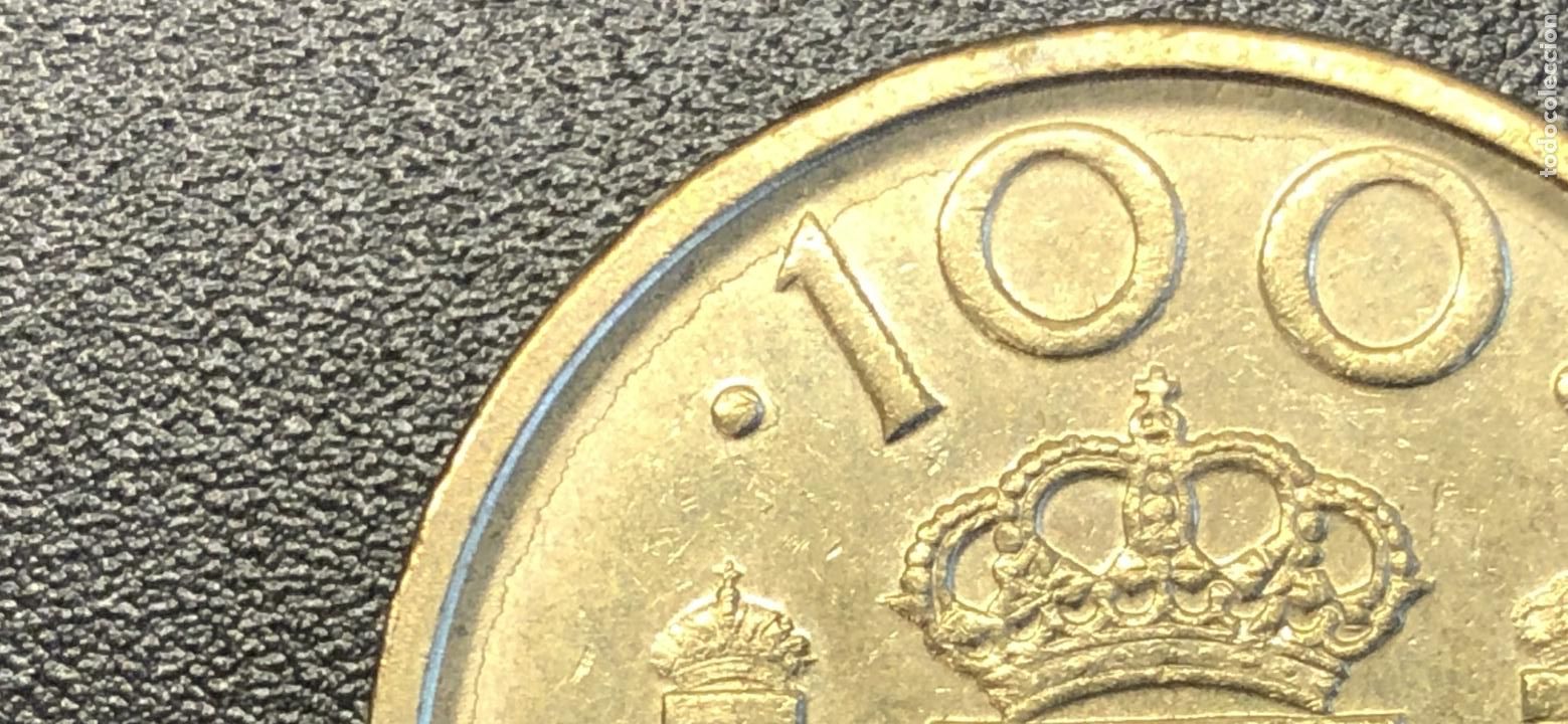 Monedas con errores: 100 pesetas 1992 error - Foto 4