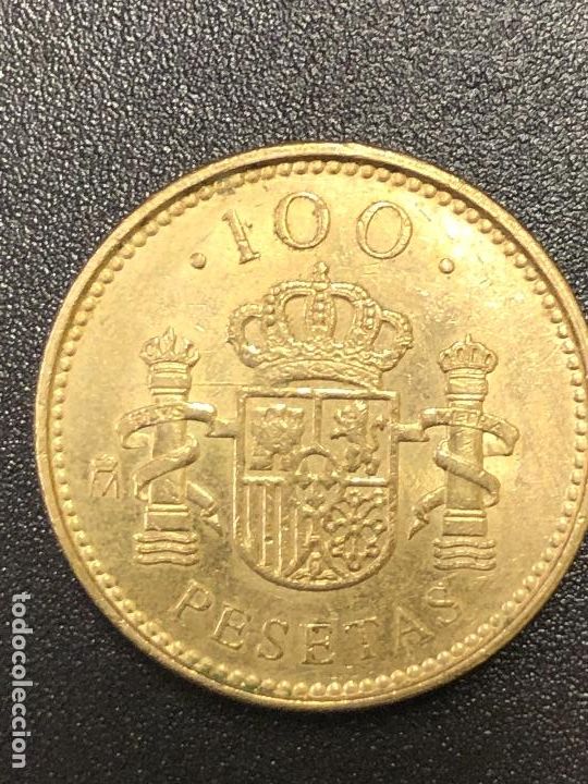 Monedas con errores: 100 pesetas de 2000 exceso metal - Foto 2