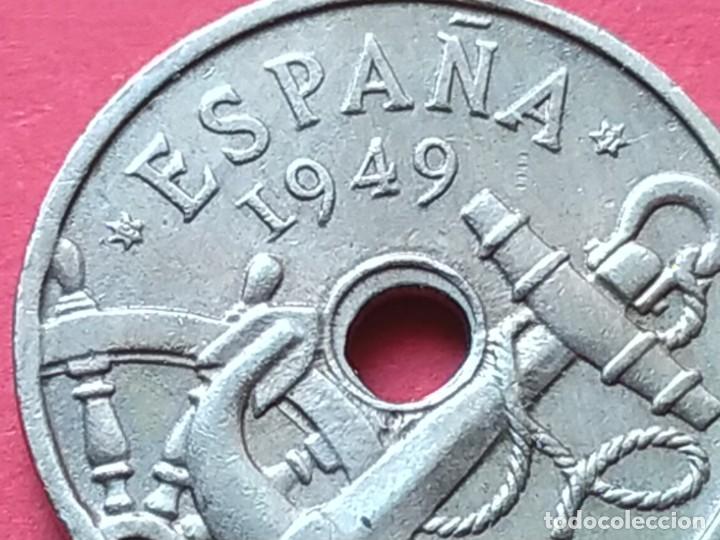Monedas con errores: ## 50 C&eacute;ntimos de 1949*51 Taladro peque&ntilde;o ## - Foto 1