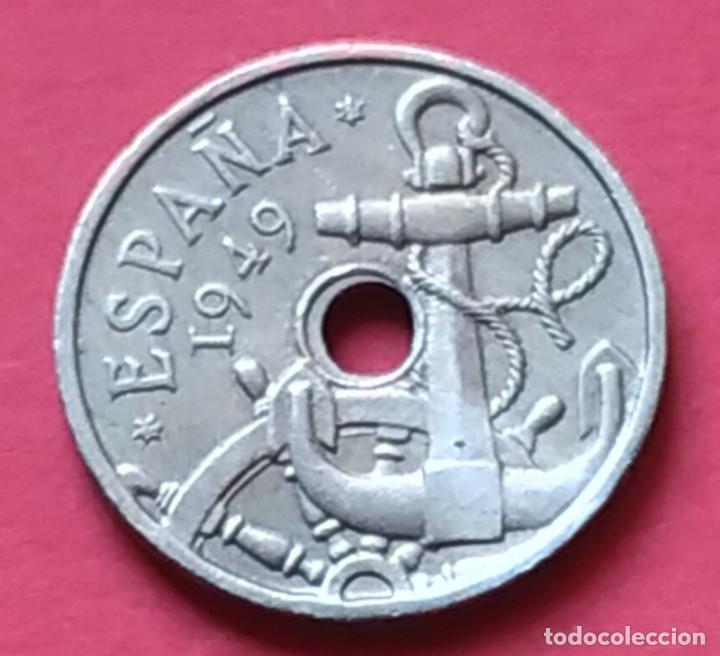 Monedas con errores: ## 50 C&eacute;ntimos de 1949*51 Taladro peque&ntilde;o ## - Foto 2