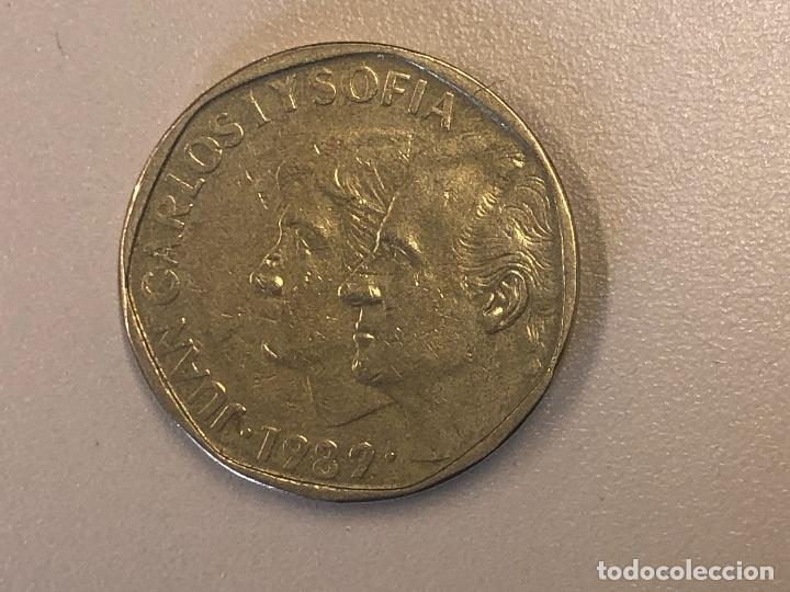 Monedas con errores: Bonito error 500 pesetas 1989 - Foto 3
