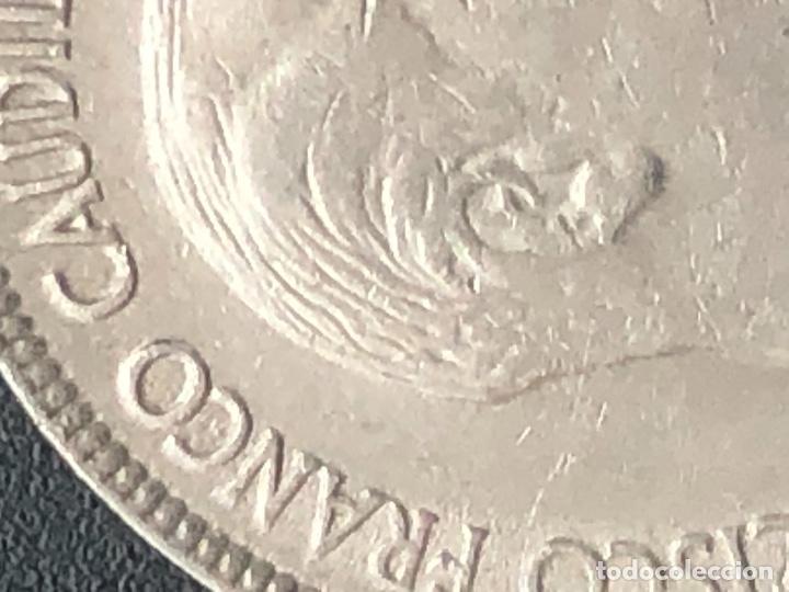 Monedas con errores: 5 pesetas 1957*68 varios errores - Foto 4