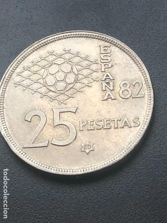 Monedas con errores: 25 pesetas 1980 - Foto 2