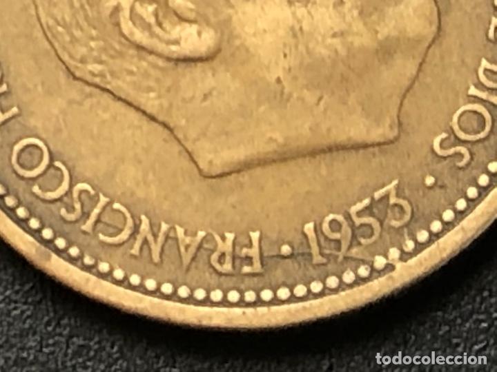 Monedas con errores: 2,5 pesetas 1953 varios errores - Foto 3