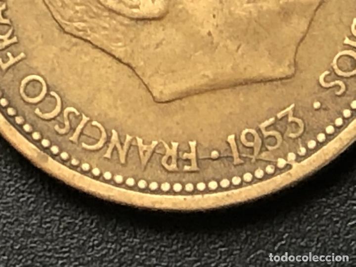 Monedas con errores: 2,5 pesetas 1953 varios errores - Foto 4