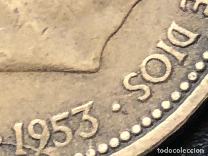 Monedas con errores: 2,5 pesetas 1953 varios errores - Foto 7