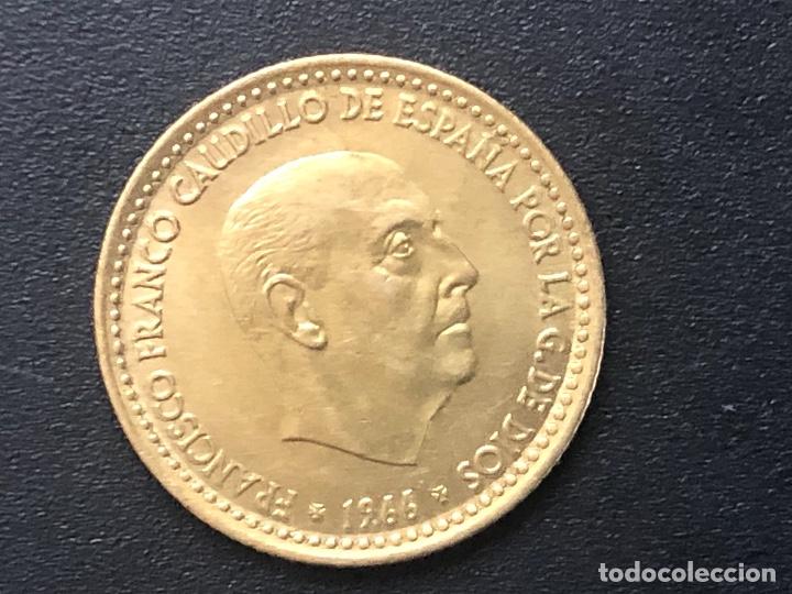 Monedas con errores: 1 peseta 1966 errores - Foto 2