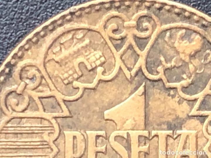Monedas con errores: Espectacular 1 peseta 1944 - Foto 1
