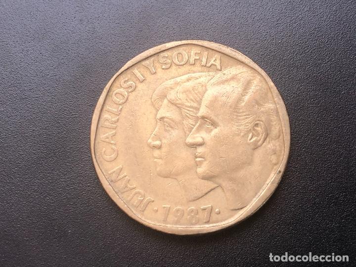 Monedas con errores: 500 pesetas 1987 error - Foto 1