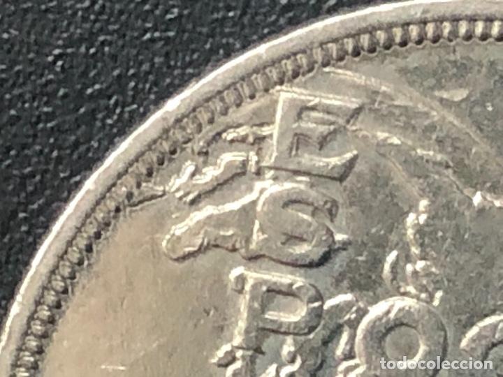 Monedas con errores: 5 pesetas 1980 errores - Foto 1